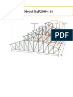 Struktur Rangka Atap SAP2000