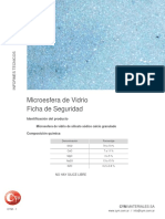 Abrasivos Microesfera Vidrio Ficha Seguridad Cymmateriales