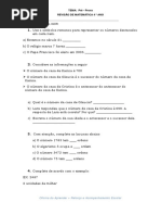 Revisão de Matemática 4 º Ano 11-04