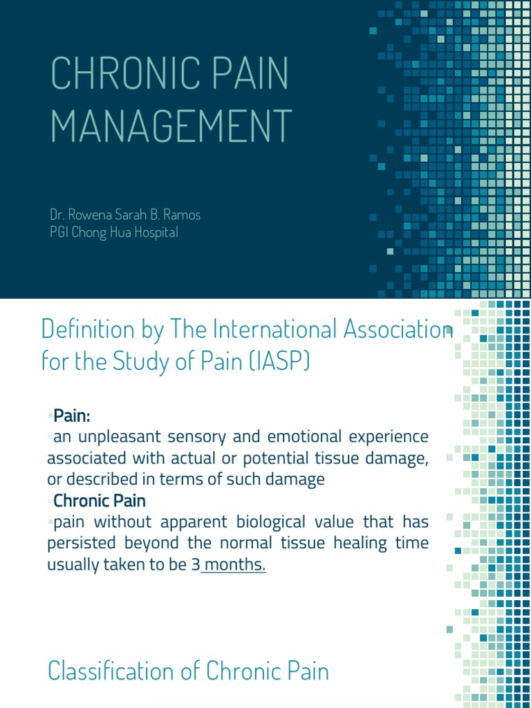 Chronic Pain Management Guide | PDF | Peripheral Neuropathy | Pain