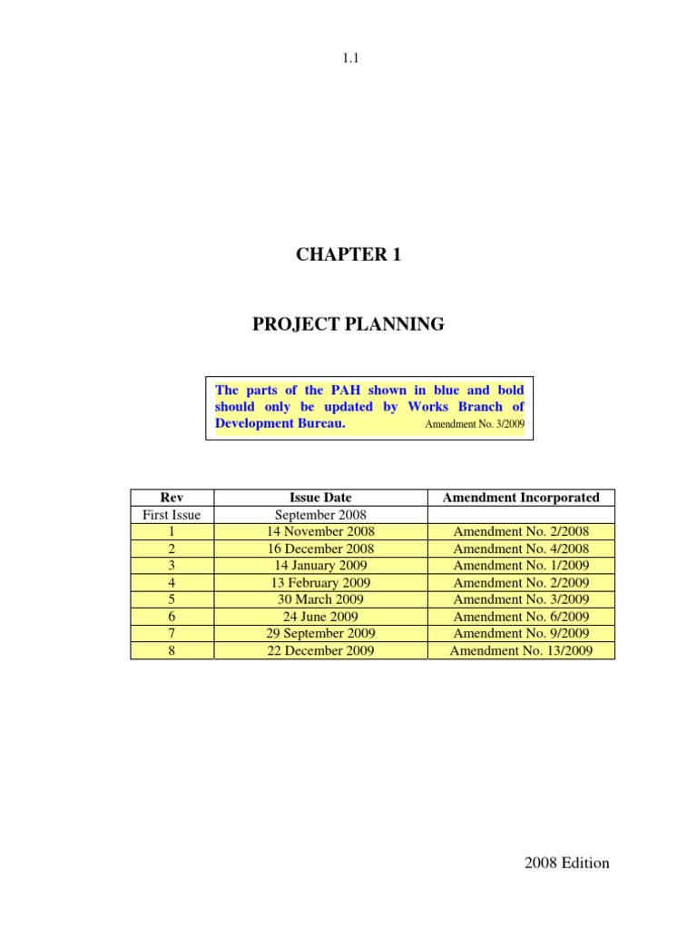 Chapter 1 - PAH 2008 Edition Rev 8 | PDF