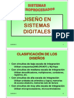 Diseño en Diseño en Diseño en Diseño en Sistemas Sistemas Sistemas Sistemas Digitales Digitales Digitales Digitales