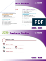 Business Studies: Igcse