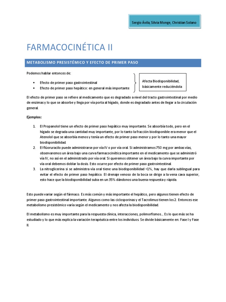 Farmacocinética II | PDF | Medicamentos con receta | Estatinas