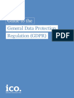 Guide To The General Data Protection Regulation GDPR 1.0