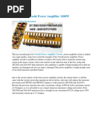 4500W High Power Class-D Amplifier D4K5 - Electronic Circuit | PDF