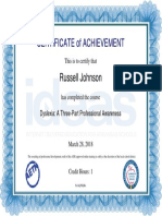 hwg14003 hwg14003 Certificate Dyslexia