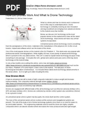 How Do Drones Work and What is Drone Technology 