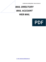 10. Mail Directory, Mail Account, Web Mail