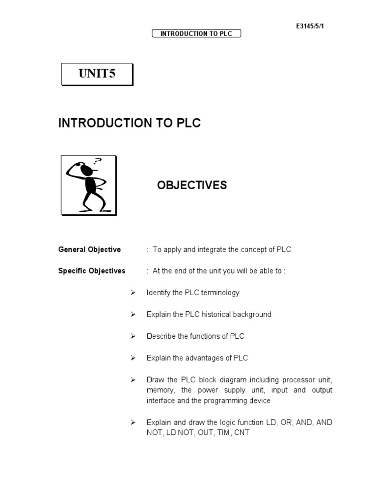 Introduction To PLC | PDF | Programmable Logic Controller | Read Only ...