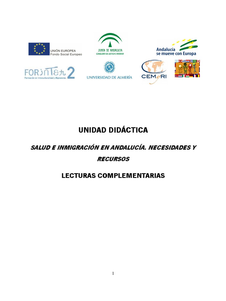 Vinagre De Alcohol Halal Or Haram Salud Inmigracion Andalucia Necesidadesyrecursos UAL | PDF | Psique  (psicología) | Familia
