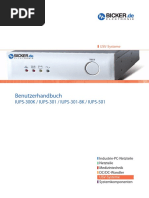 Benutzerhandbuch Users Manual Iups-3XX 501