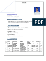 Career Objectives: Soumyabrata Nayak