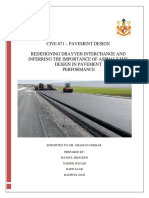 671 Pavement Project Report