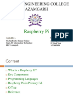 Raspberry Pi: Presented By: Guided By