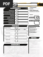 Icons Ficha Editavel Aranha