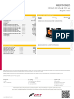 Gensets GEC300ED 300 kVA (240 Kwe) at 1500 RPM