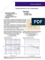 For The Detection of Air Contaminants: Applications: Features