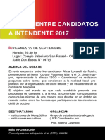 AFICHE DEBATE POLITICO