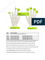 Posición correcta de los dedos en el teclado