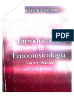 Introduccion A La Etnomusicologia