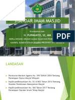 Pembinaan Standar Imam Masjid