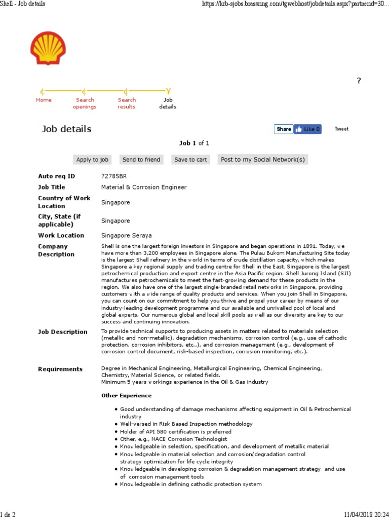 Corrosion Eng Shell | PDF | Royal Dutch Shell | Corrosion