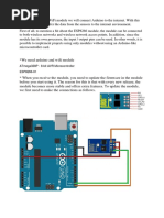 We Need Arduino and Wifi Module: When You Receive The Module, You Need To Update The Firmware in The Module