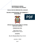 Drogas Que Actuan Sobre El Sistema Nervioso Central