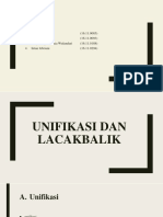 Unifikasi Dan Lacakbalik Prolog