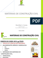 Aula 2 -Materiais de Construção Civil