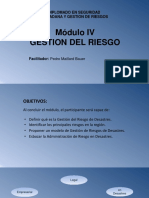 Diplomado Gestión Del Riesgo Módulo IV