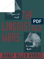 Randy Allen Harris - The Linguistics Wars (1995, Oxford University Press) PDF