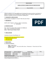 Procedure Actions Correctives Et Preventives 