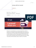 Manejo de Errores 404 en Laravel