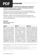 artigo torcicolo cirurgia