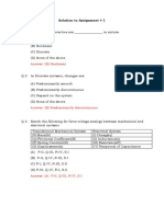 Solution To Assignment-1