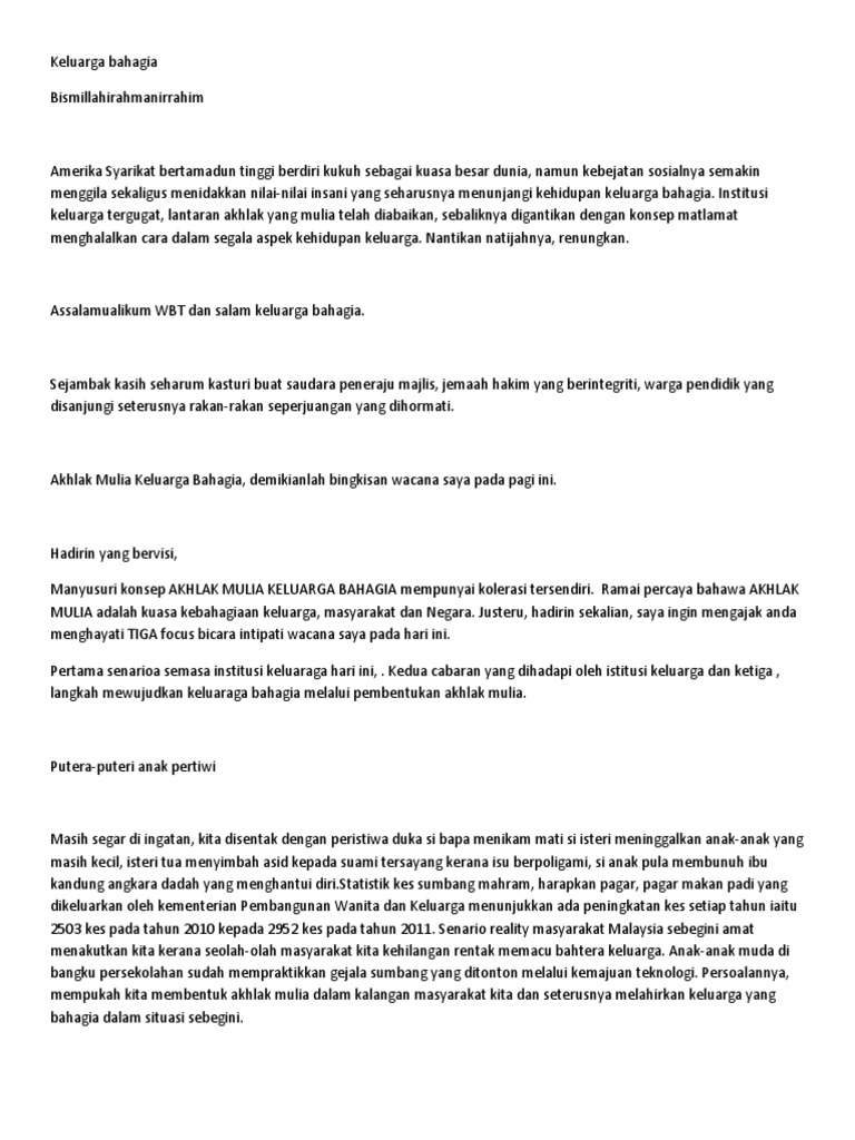Teks Pidato Pdf