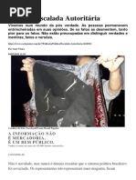 Escalada Autoritária - Liszt Vieira