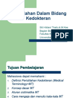 Medical Terminology (Peristilahan Dalam Bidang Kedokteran)