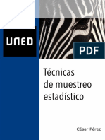 Técnicas de Muestreo Estadístico. 1° Ed. (2010) César Pérez