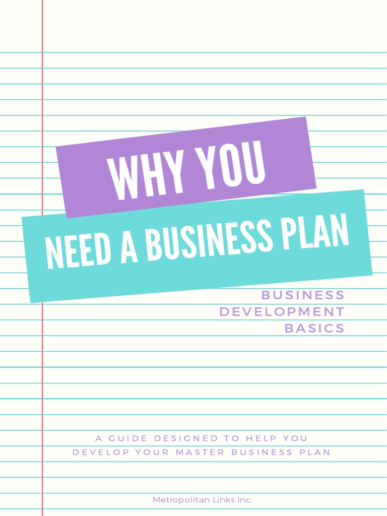 why would i need a business plan