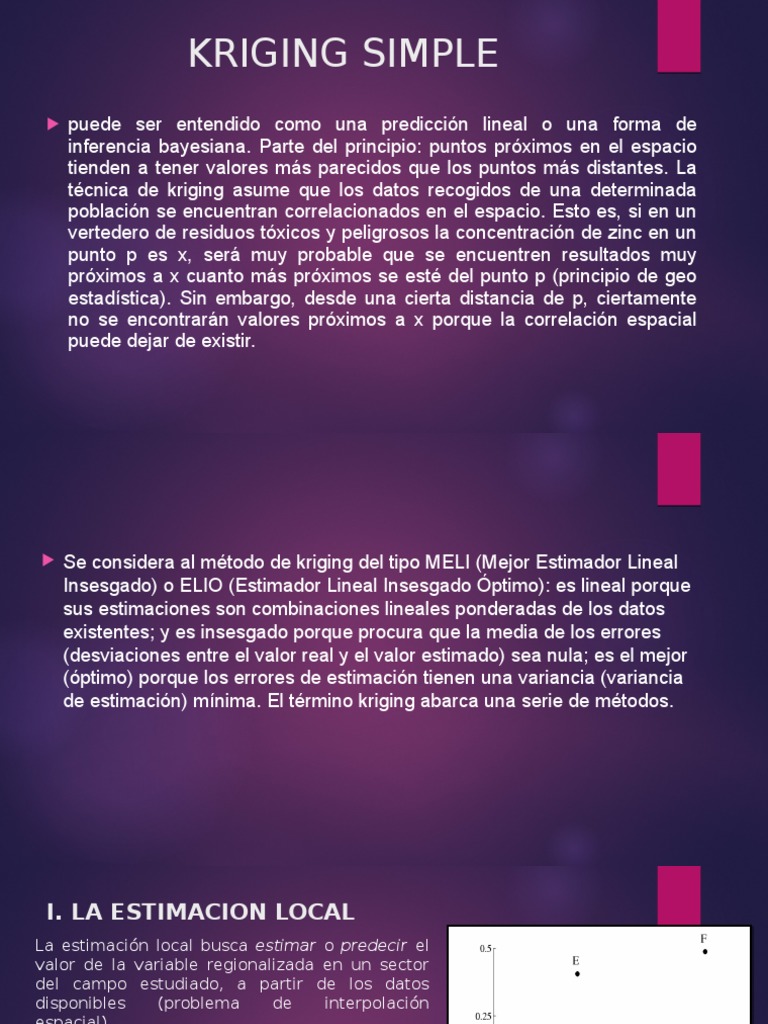 Kriging Simple | PDF | Método científico | Matemáticas Aplicadas