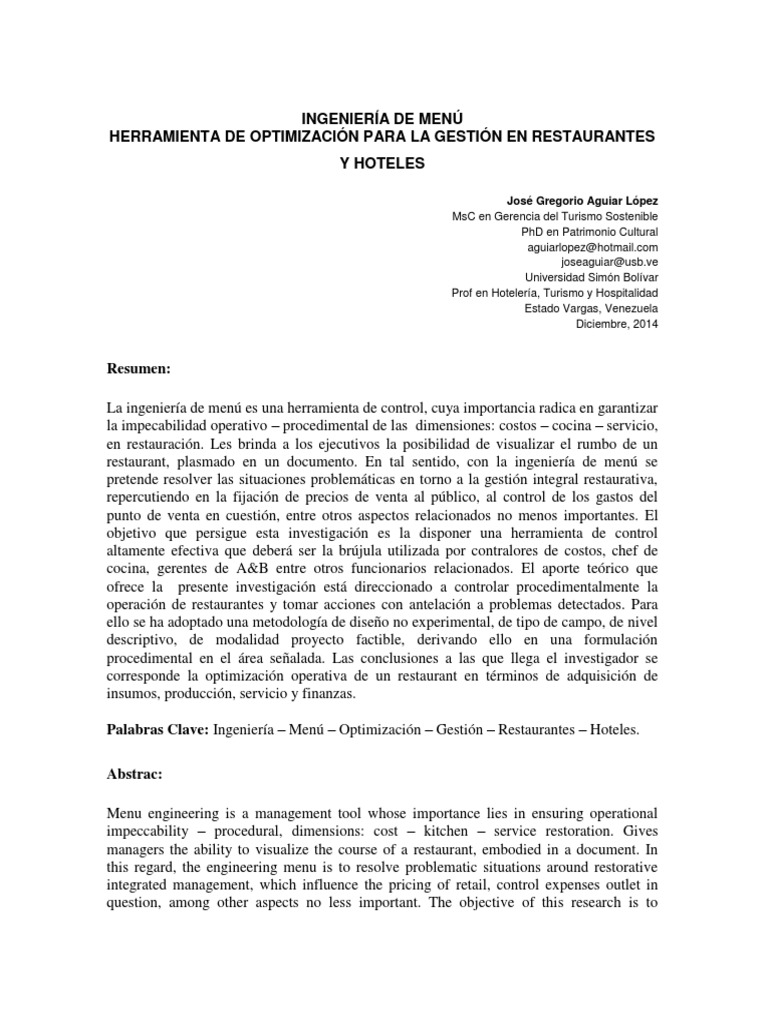 Menu Pdf