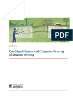 Computer Scoring of Student Writing