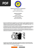 Dotación de Personal a La Organización