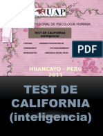 El Test de California