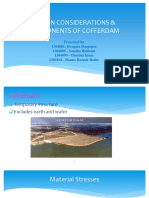 Presentation of Cofferdam Design