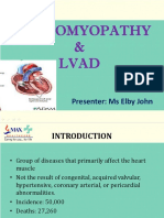 Cardiomyopathy & Lvad: Presenter: Ms Elby John