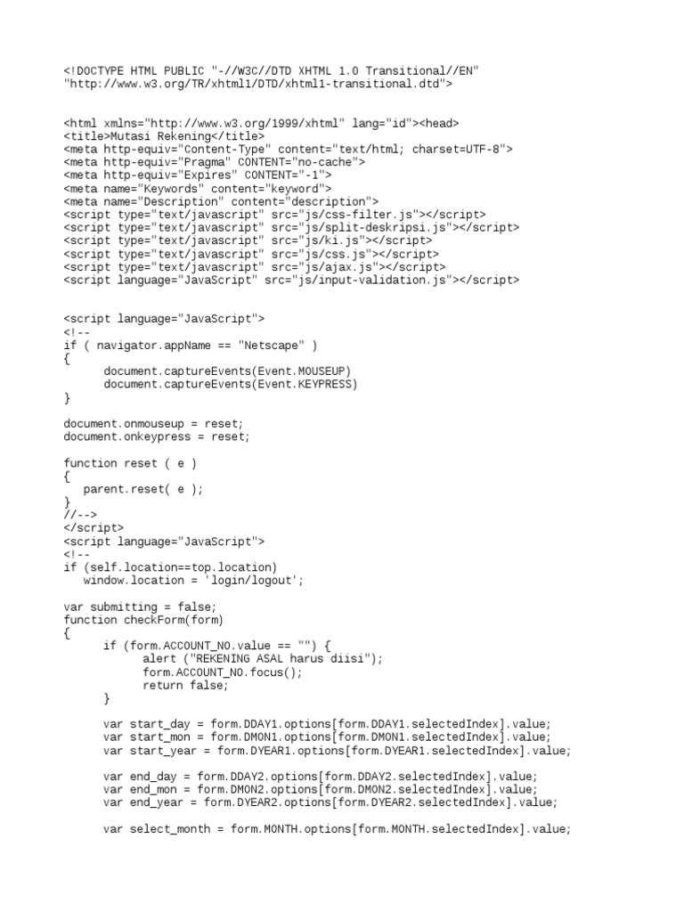 Rekkoribbri | PDF | Java Script | Html